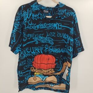 KAD Clothing Co. XL Mens Graffiti Artist Buttom Down Shirt